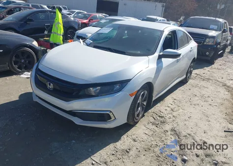 2019 Honda Civic Lx z USA, uszkodzony, nr VIN 19XFC2F65KE030503